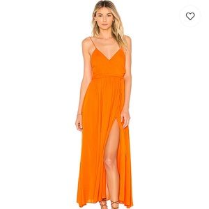 Mara Hoffman Orange Wrap dress